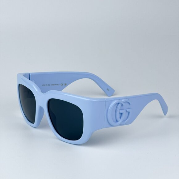 Gucci GG1545S 004 BRAND NEW Sunglasses Light Blue Women Square main image 11